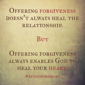 Power of forgiveness