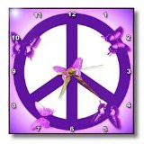 peace sign butterfly