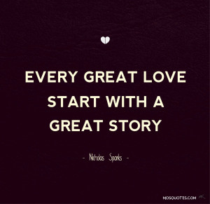 every great love starts with a great story every great love starts ...
