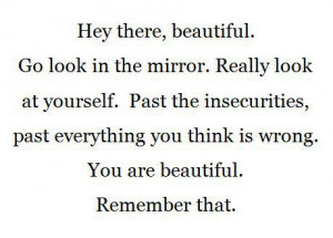 love yourself you re beautiful