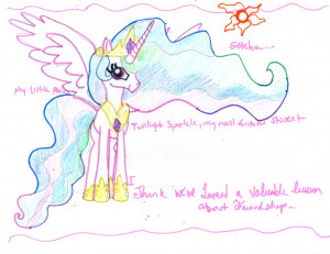 Princess Celestia Pony Quote Poster by PrincessofDestiny114 on ...
