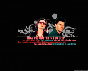 Bones Wallpaper ( Booth & Brennan) 1280 x 1024