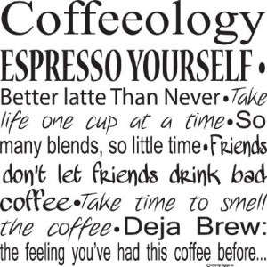 ... Decals-Coffee Quotes-Coffee Decals- Coffee Decor- Coffee Wall Sayings