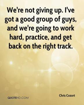 Not Giving Up Quotes