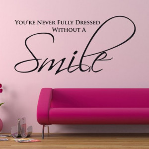 Home › Quotes › Smile Wall Sticker Quote