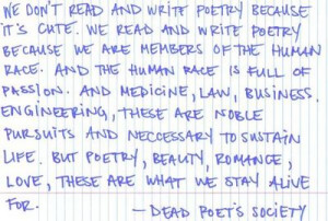Quote from Dead Poets’ Society