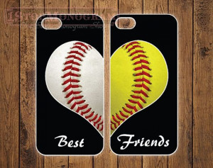 The Original Best Friends Baseball & Softball LOVE cases - for iPhone ...