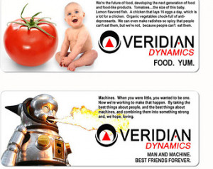 Funny Fake Business Ads 8 inch Magn ets Veridian Dynamics 'Better Off ...