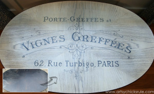 French-Typography-Table-Makeover-Before-and-After-Top-artsychicksrule ...