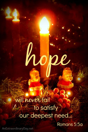 First Sunday of Advent: Hope :: Light the Candle of Hope ...