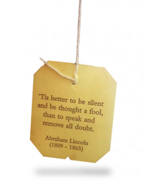 ... Blogging Inspiration In The Smallest Of Things: Good Earth Tea Quotes