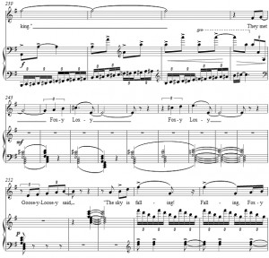 Chicken Little in an illustration by Frederick Richardson (1862-1937)