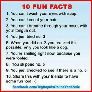 ... | Category: Funny Pictures // Tags: 10 fun facts // April, 2013