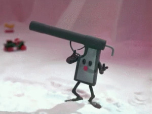 ... my favorite character from the Land of Misfit Toys. Jelly gun