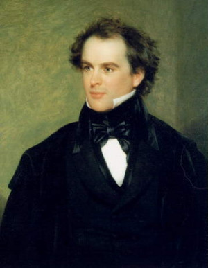 The young Nathaniel Hawthorne. Painting by Charles Osgood, 1840 ...