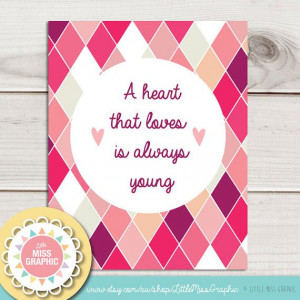 INSTANT DOWNLOAD Love Quote 8 x 10 Digital by LittleMissGraphic, $8.00