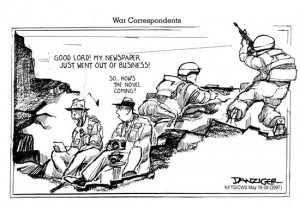 May 21, 2009 - War Correspondent, Newspapers Closing