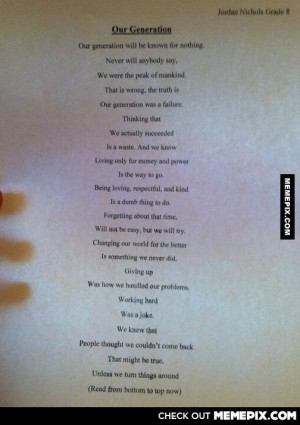Written By a 14 Year Old Boy