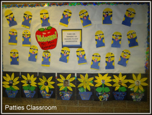 Classroom Bulletin Board for August. I am late in getting it on my ...