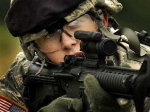 female army cadet