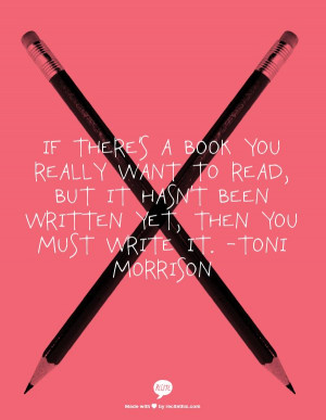 Toni Morrison writing quote