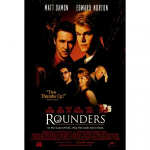 Rounders - Matt Damon Edward Norton Movie Poster - 27x40