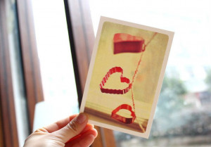 Happy Time Valentine Heart Love quote postcard set/ 36 designs ...