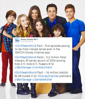 Girl Meets World Premiere Stats