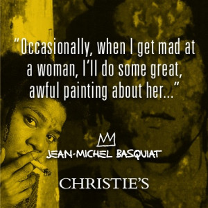 ll do some great awful painting about her quot Jean Michel Basquiat