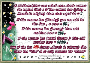 Mathamatician Was Asked About Women Piety Moral Systemoflife ...