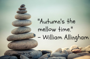 After the action and adventure of summer, autumn is a time for some ...