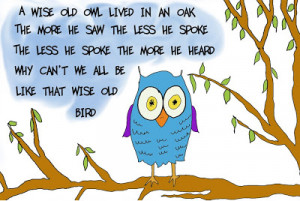 the wise old owl