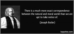 There is a much more exact correspondence between the natural and ...