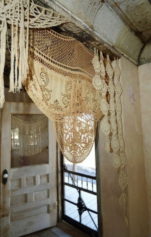 Curtains, Vintage Lace, Lace Curtains, Bohemian Wedding, Magnolias ...