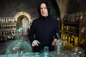 Alan played Professor Snape in all eight 'Harry Potter' films. (Photo ...