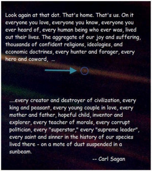 the pale blue dot it s my favorite travel photo lol it is the last ...