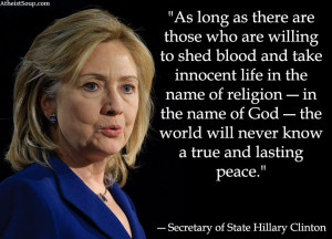 Hillary Clinton on religion