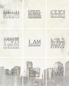 Jace quotes from City of Bones. 