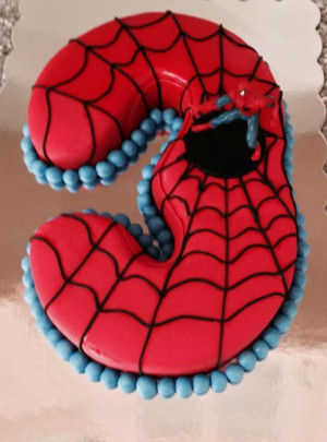 Spiderman cake for 3 years old boy!