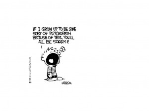 calvin and hobbes quotes on life