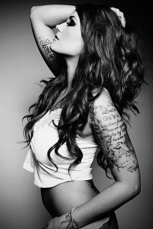 ... Be Just The Right Combo Of Girly And Badass To Pull Off Sleeve Tattoos