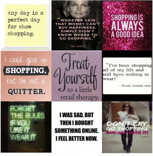 Quotes of the Week: Shopaholic!