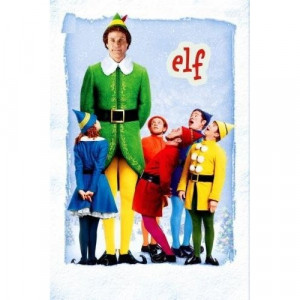 Buddy & his fellow elves -- 'Elf' movie poster