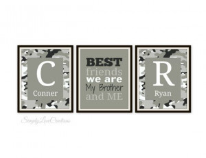 Brothers Print BEST FRIENDS are we my by SimplyLoveCreations, $33.00