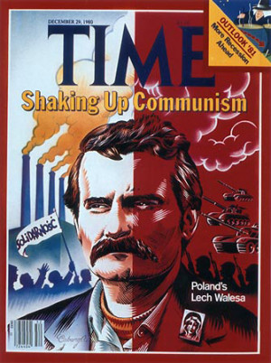 Time Magazine feautured Lech Walesa on the cover of the December 29 ...