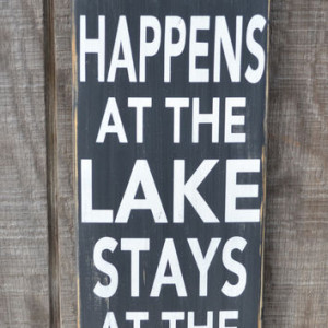 lake house decor custom wood sign welcome to the lake sweet lakeside