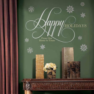 Happy-Holidays-Quote-Peel-and-Stick-Giant-Wall-Decals-w-Glitter ...