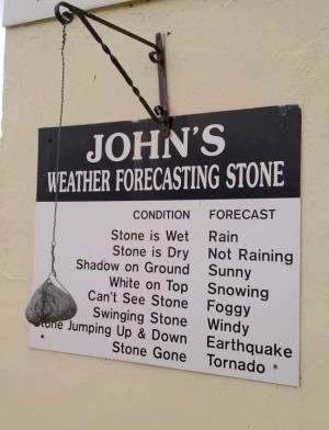weather Forecasting Stone