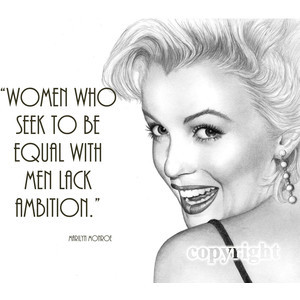 Marilyn Monroe Quote, 8x10 Fine Art Print by Wendy Hogue Berry