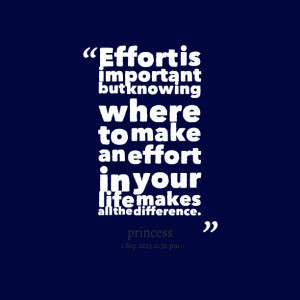 Quotes About Effort
